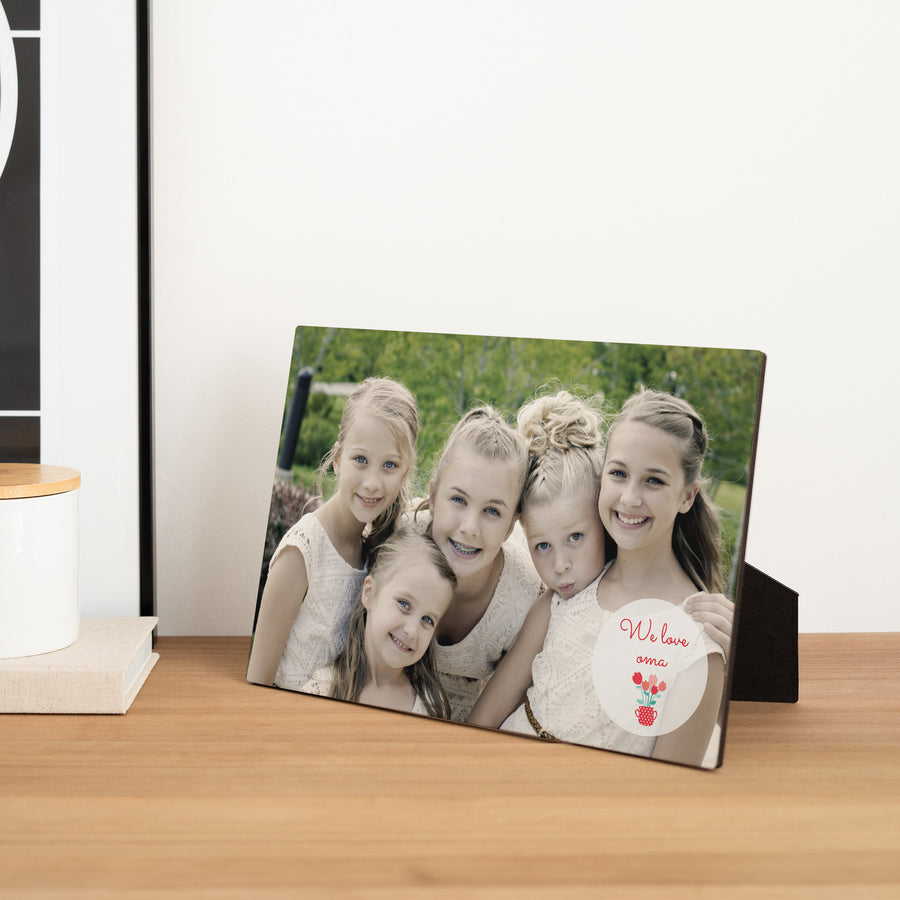 Fotolijst Eindejaar Landschap Eeuwige liefde in bloei foto