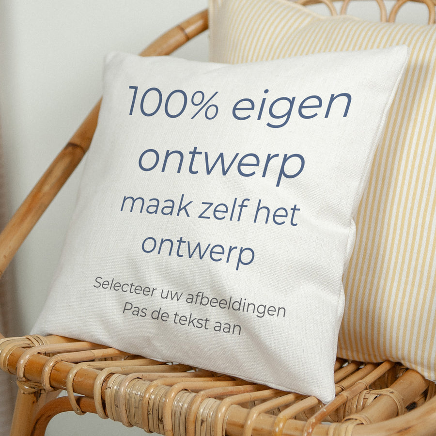 Kussen Objecten Natuurlijk beige 100% creatief foto