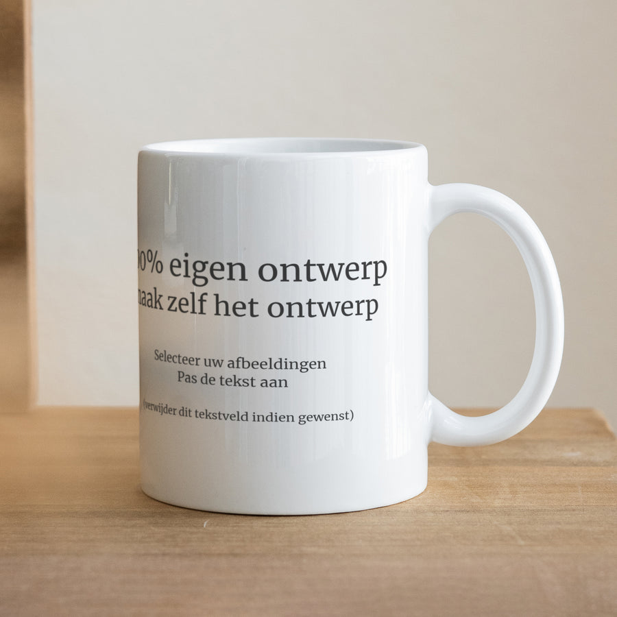 Mok Objecten Wit 100% creatief foto