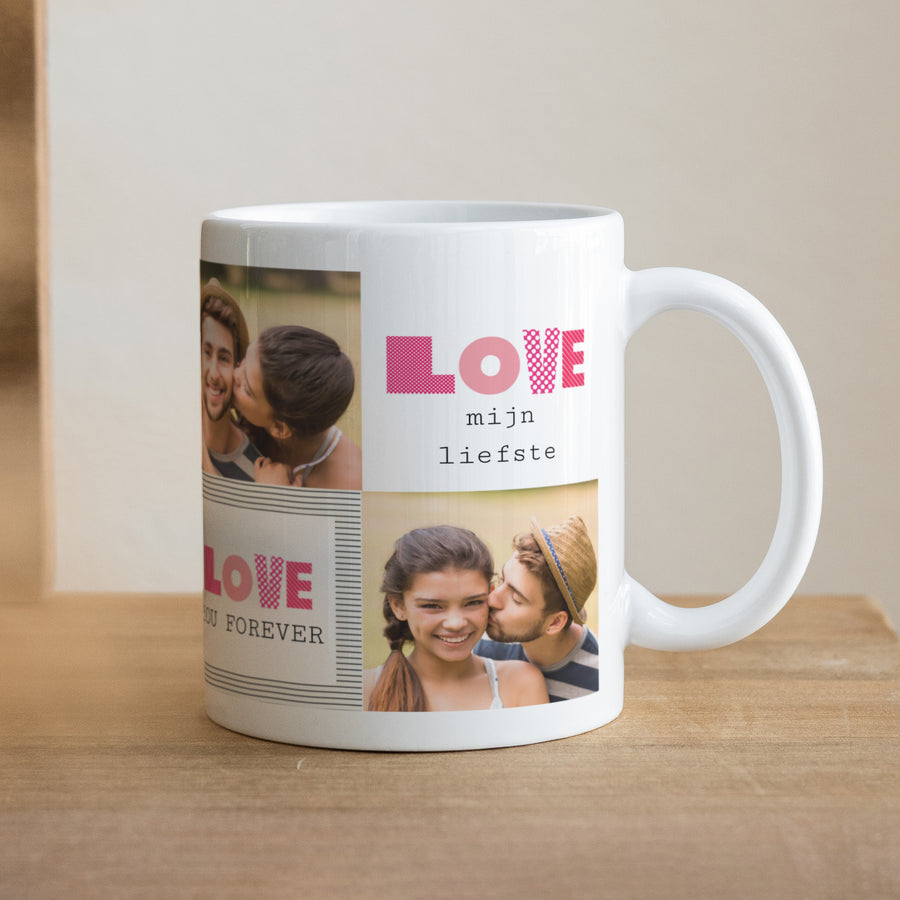 Mok Objecten Wit Love de toi foto