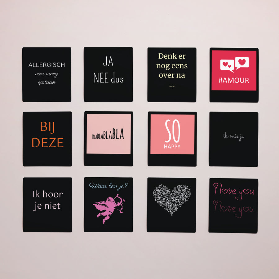 Fotoprint Foto's Set van 12, magnetisch Kleuren van de dag foto