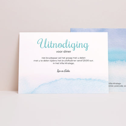 Uitnodigingen Huwelijk Landschap Aquae Sextiae foto N° 1