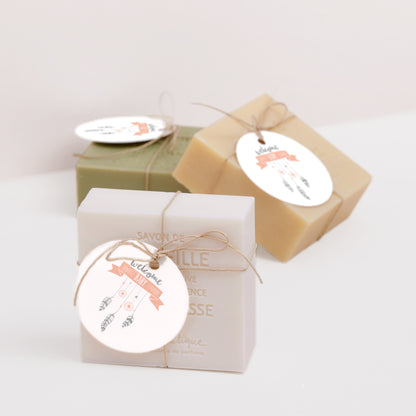 Cadeaulabel Geboorte Ronde Girly Duo dromenvanger foto N° 2