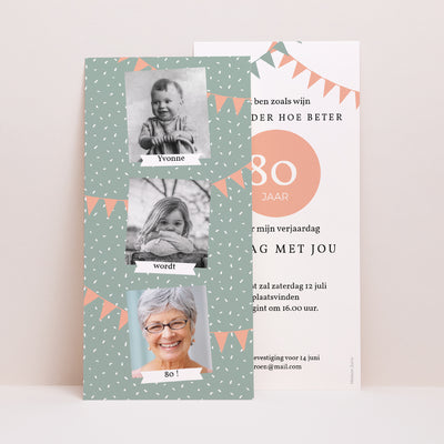 Uitnodiging 80e verjaardag