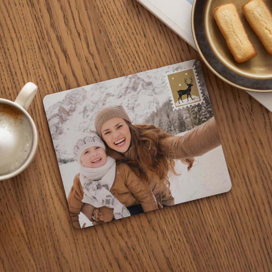 Muismat Objecten Rechthoek Kerstbrief foto