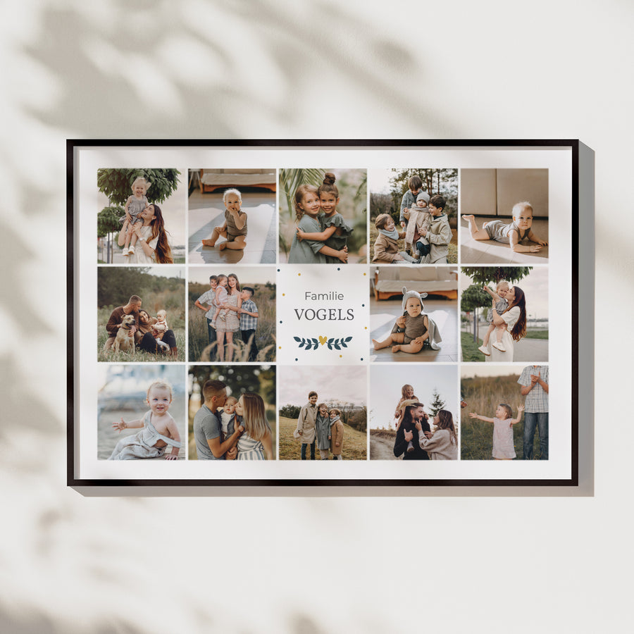 Poster Foto's Landschap 90 x 60 cm Jolie Famille foto
