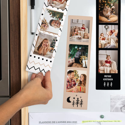 Fotoprint Foto's Set van 3, magnetisch. Chevrons Kerst foto N° 2