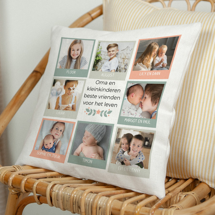 Kussen Objecten Natuurlijk beige Super Mamie foto