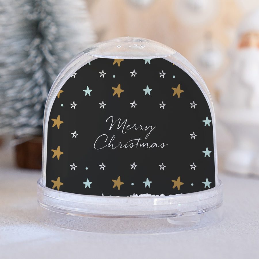 Sneeuwbol Eindejaar Glas Kerstdecor foto