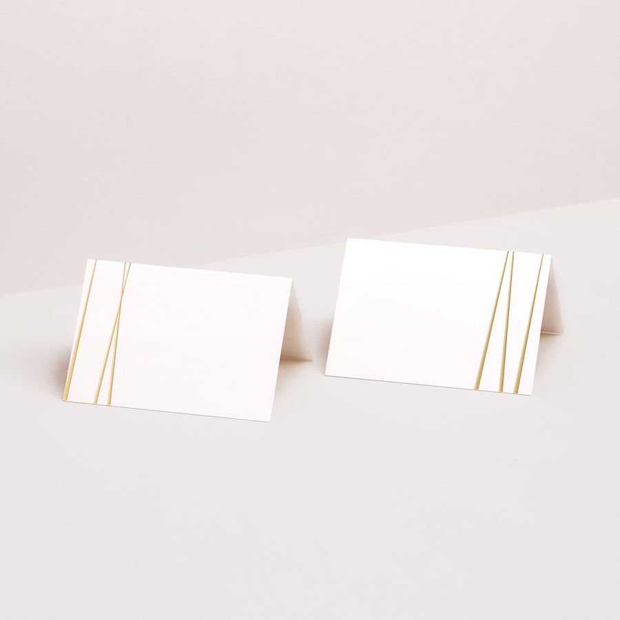 Naamkaartjes Huwelijk 2 luiken Minimal Chic foto