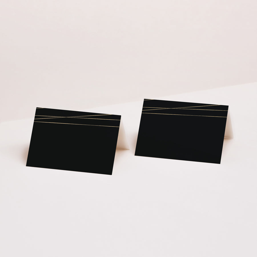 Naamkaartjes Huwelijk 2 luiken Minimalistisch Chic foto