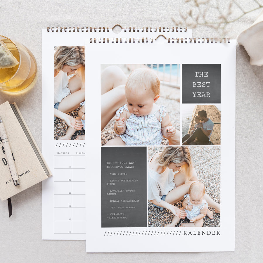 Kalender Eindejaar Muraal A3 FOTOTRIO foto