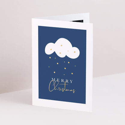 Kerstkaart Eindejaar Dubbel portretvenster Stille Nacht foto N° 1