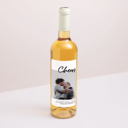 Flesetiket Huwelijk Portret Stopverf en majestueus foto N° 1