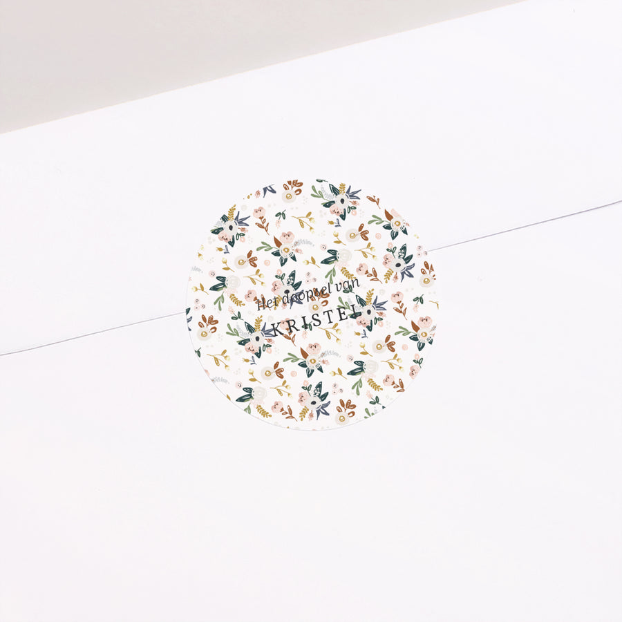 Sticker Doop Cirkel Liberty Kinfolk foto