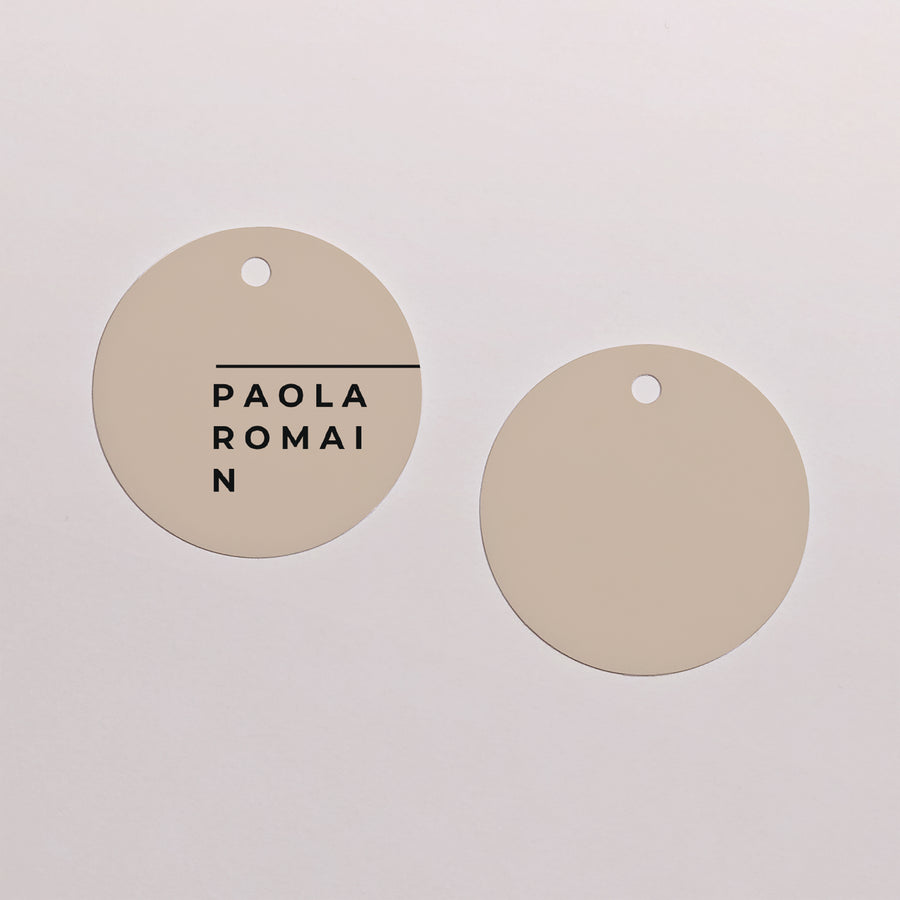 Cadeaulabel Huwelijk Ronde Typo Manuscrite foto