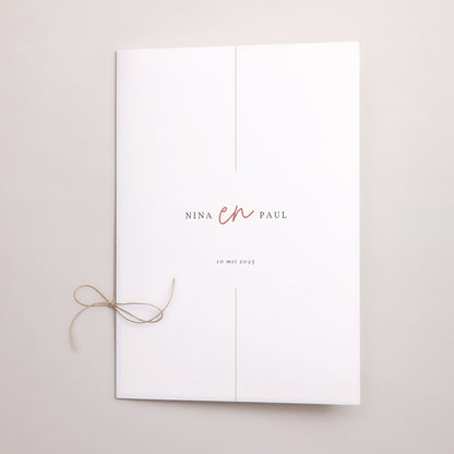 Kerkboekje Huwelijk Dubbele deur Boheemse geest foto N° 1