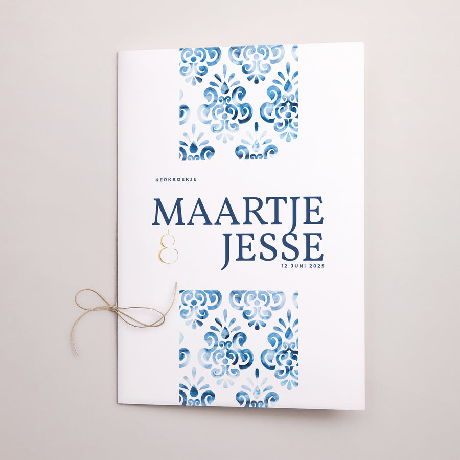 Kerkboekje Huwelijk Dubbele deur Azulejos foto