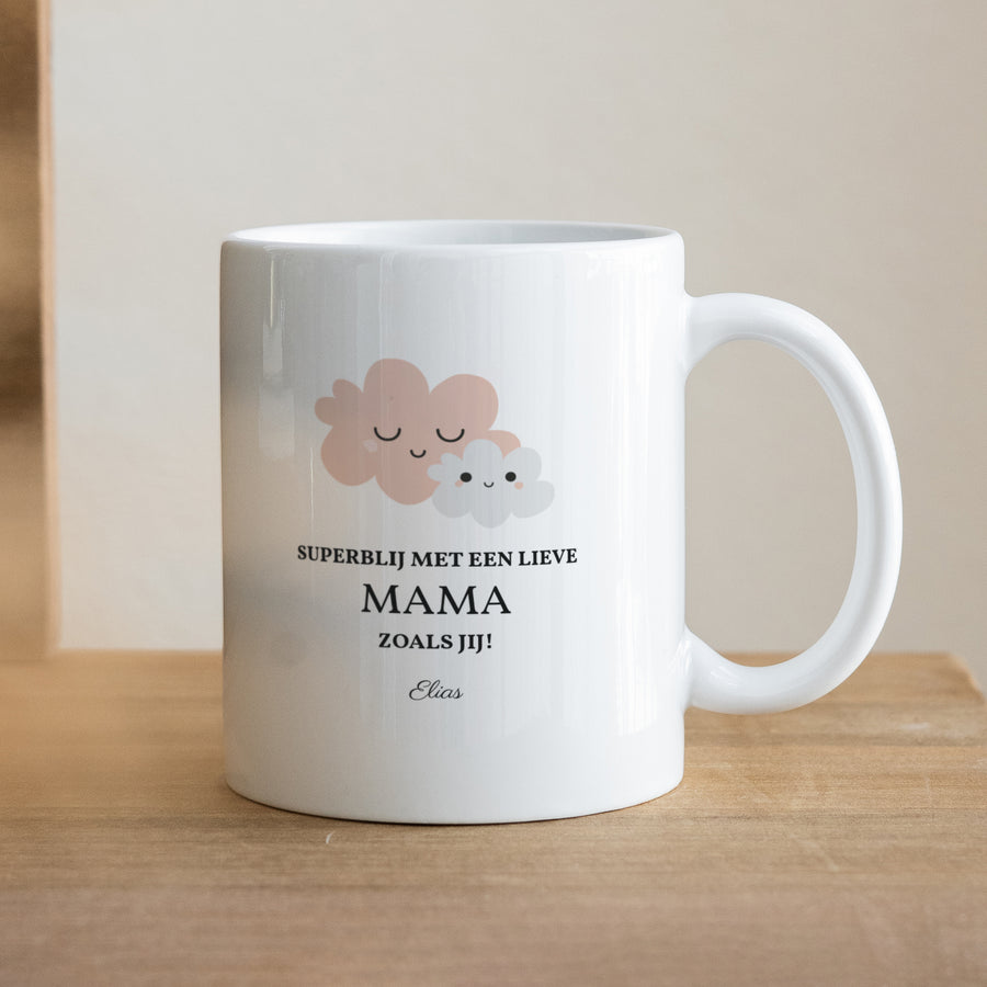 Mok Objecten Wit Maman d'amour foto