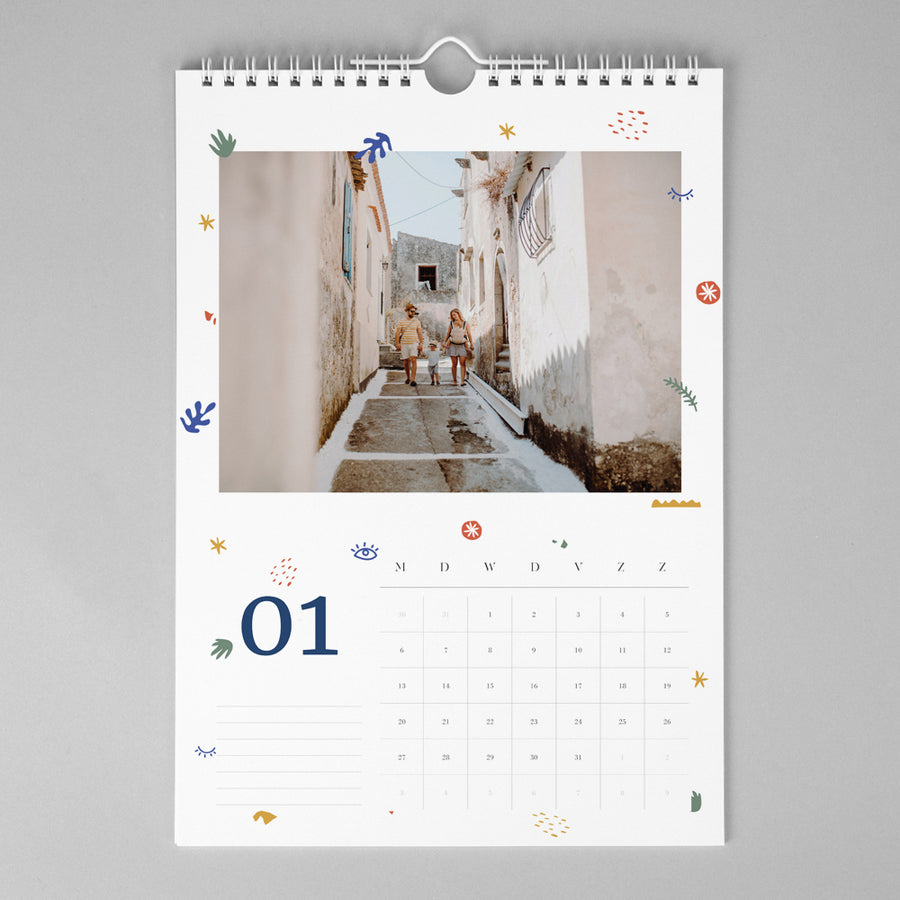 Kalender Eindejaar Muraal A3 Op de manier van het fauvisme foto