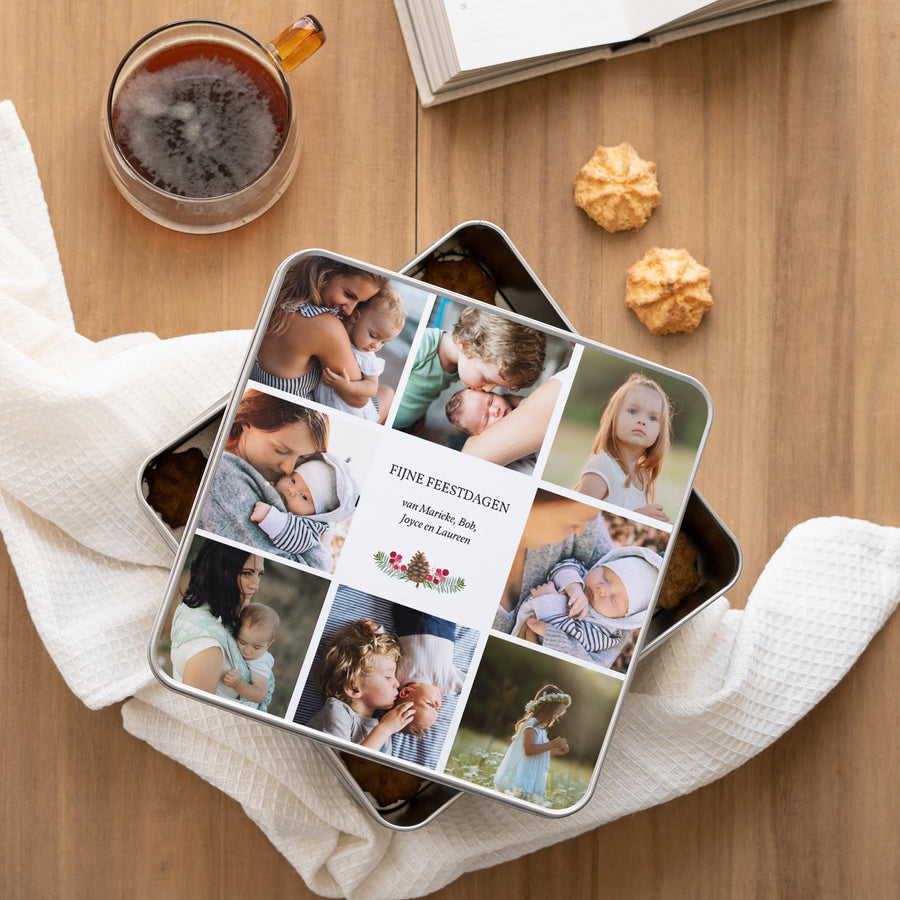 Metalen doos Objecten Vierkant Doos van liefde foto