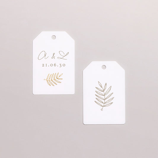 Cadeaulabel Huwelijk Vlag Gouden kroon foto