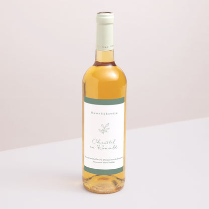 Flesetiket Huwelijk Portret Romantisch takje foto N° 1