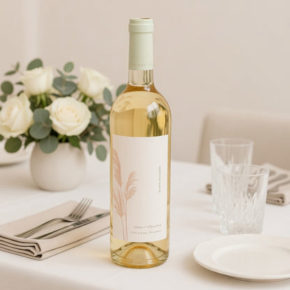 Flesetiket Huwelijk Portret Leve de pampa foto N° 2