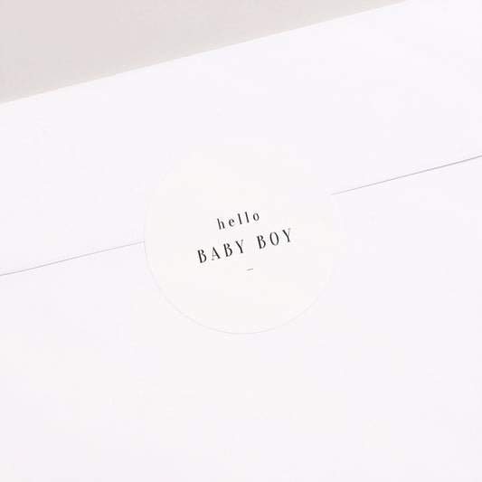 Sticker Geboorte Cirkel Goedemorgen, Golden Sprig foto