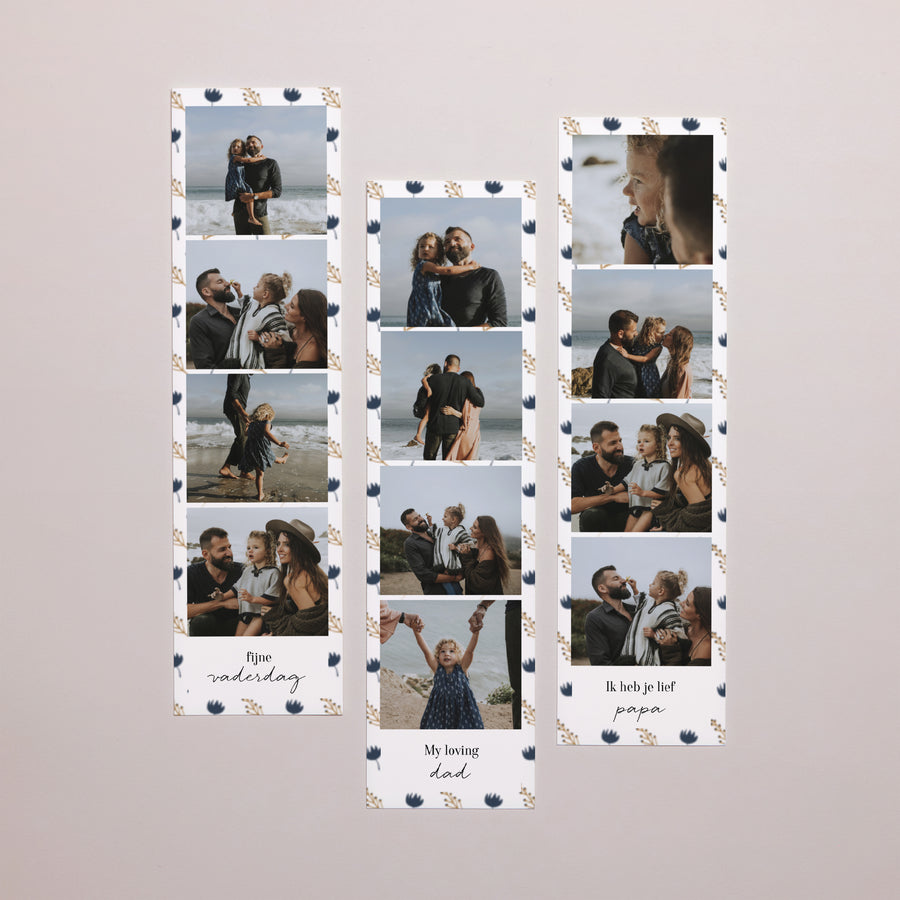 Magneet Objecten Set van 3 Vaderdag bloemmotieven foto