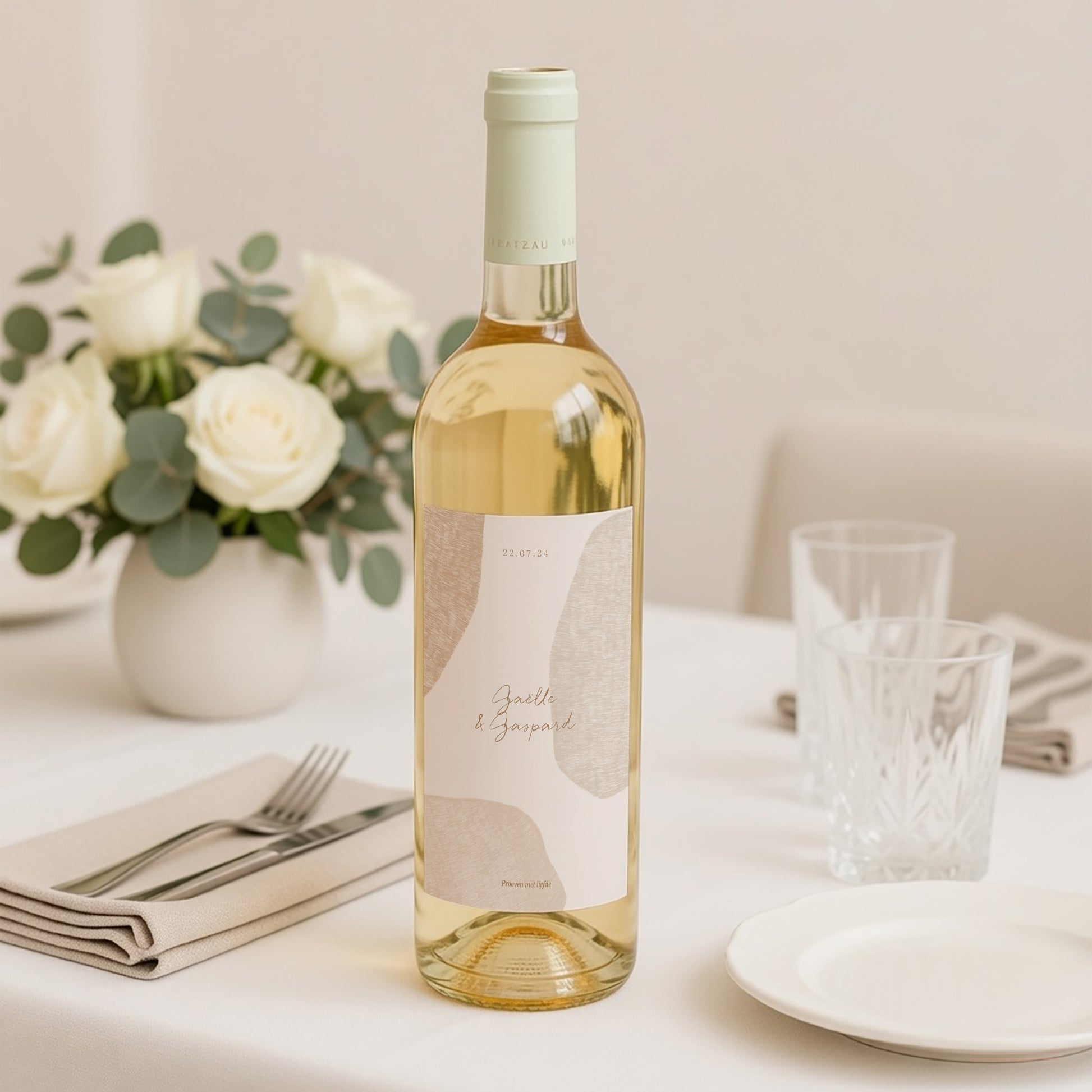 Flesetiket Huwelijk Portret Hart van Toscane foto N° 2