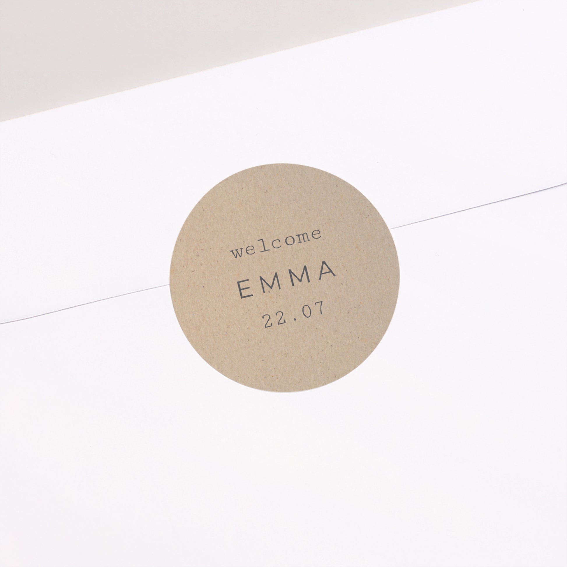 Sticker Geboorte Cirkel Kraft Pictos foto N° 1