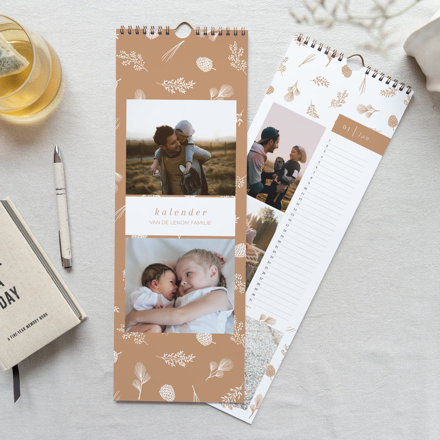 Kalender Eindejaar Perpetueel Brins d'Hiver foto