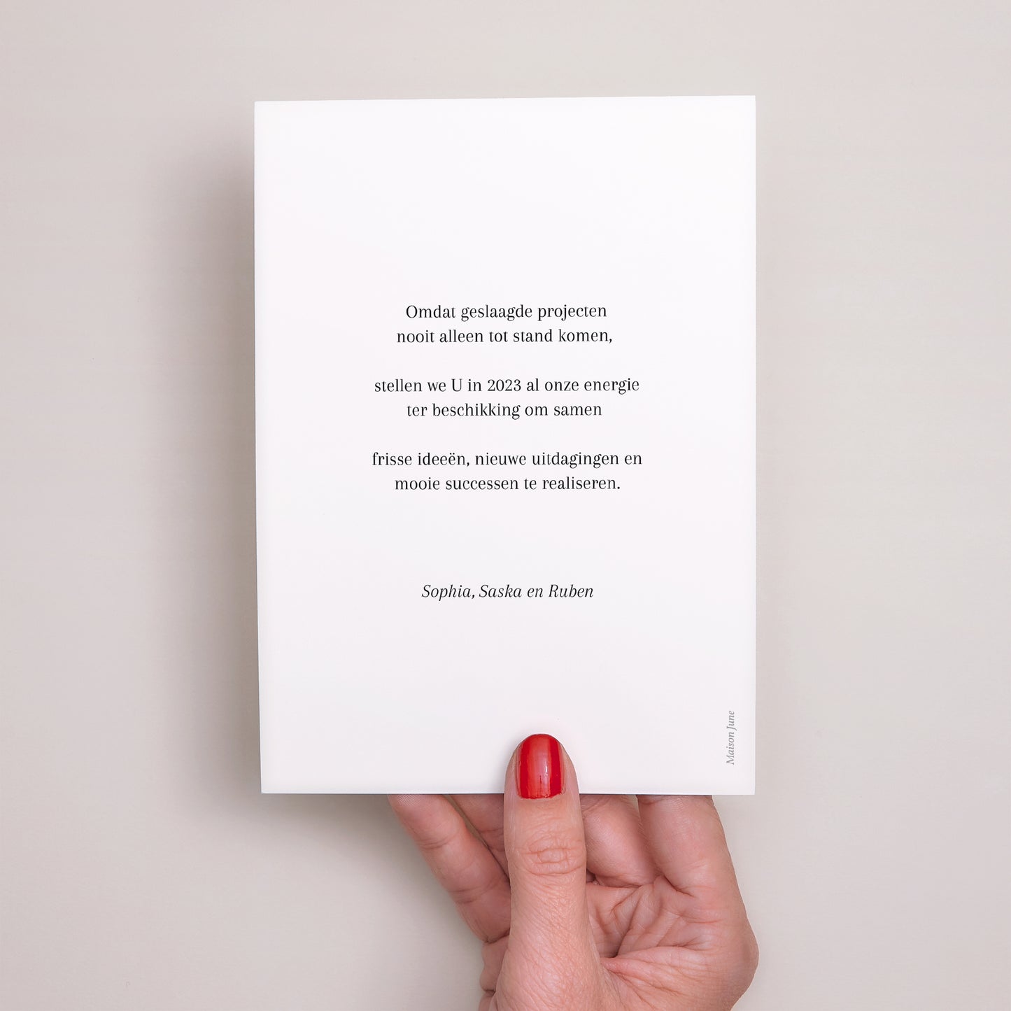 Kerstkaart Eindejaar foto N° 3