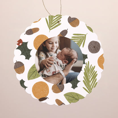 Kerstkaart Eindejaar Om op te hangen. Winterzonnewende foto N° 1