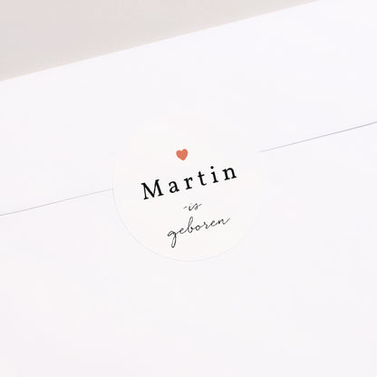 Sticker Geboorte Cirkel Atout Coeur foto N° 1