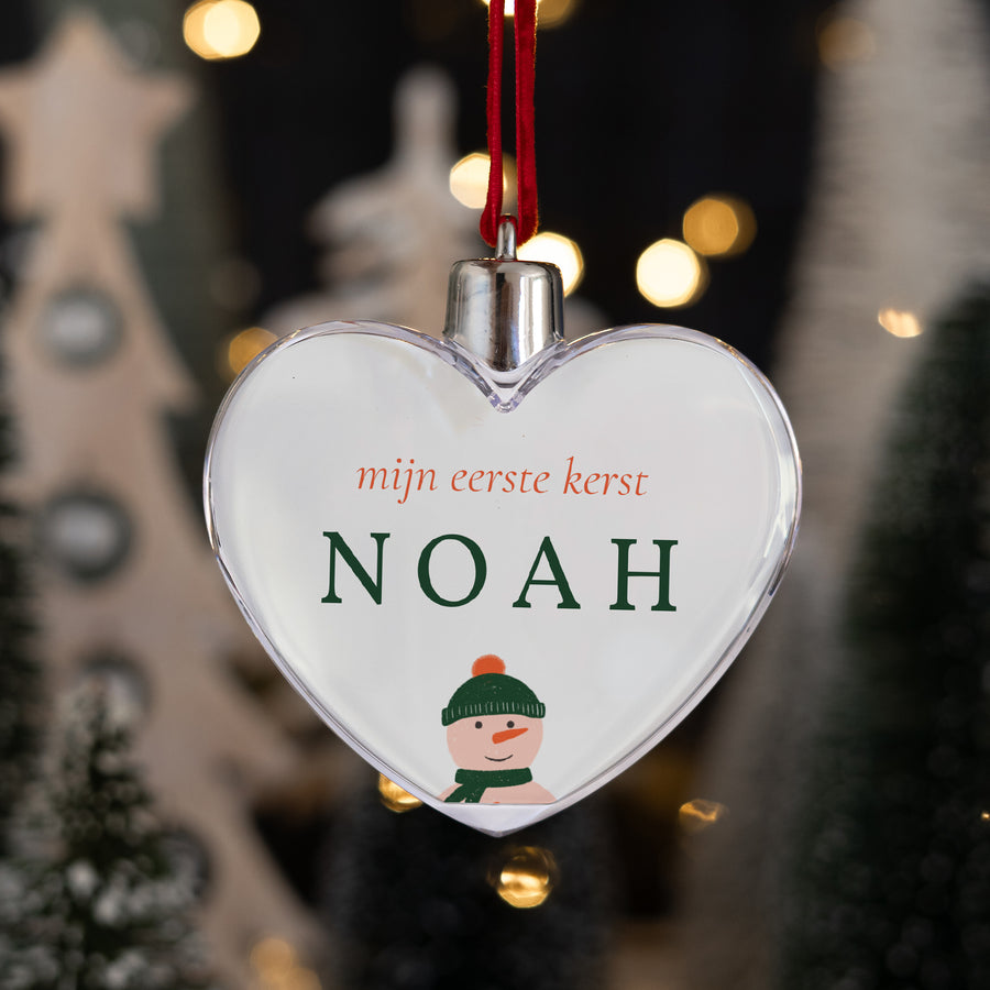 Kerstbal Eindejaar Hart Onze lieve ster foto