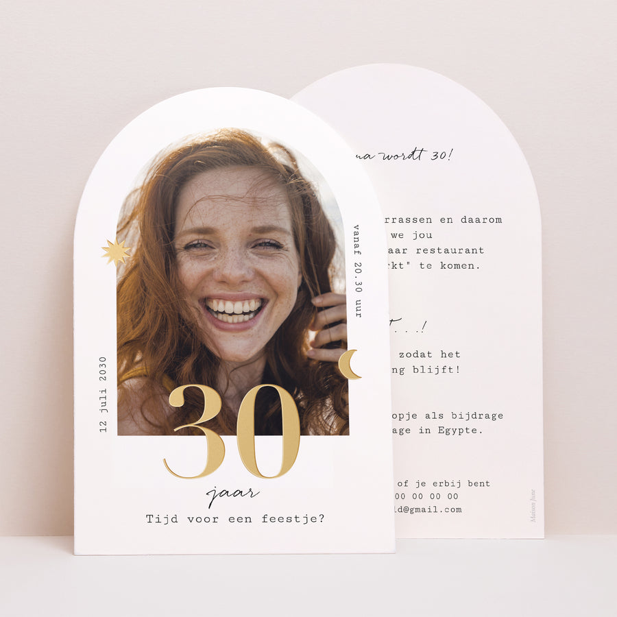 Uitnodigingen Verjaardag Volwassene Archief Arche Typo, 30 jaar oud foto