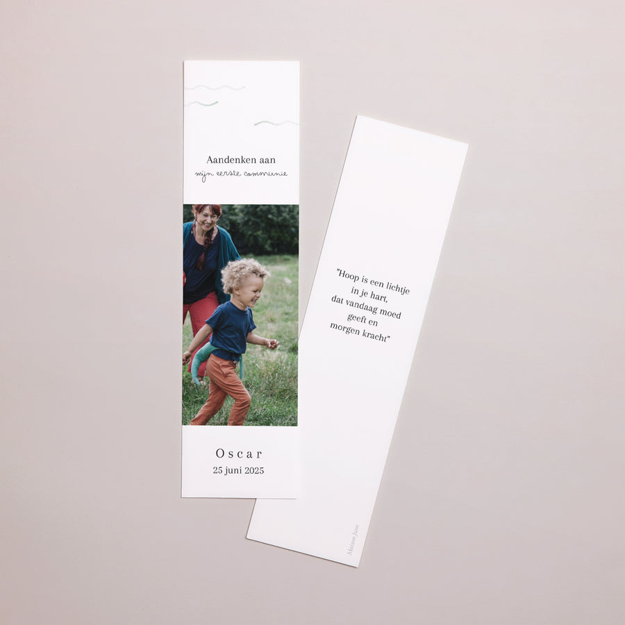 Boekenlegger Communie Bladwijzer foto