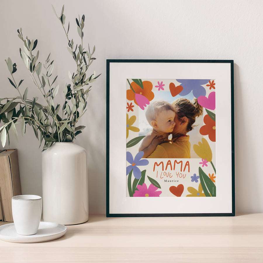 Poster Objecten Portret Mama van Liefde II foto