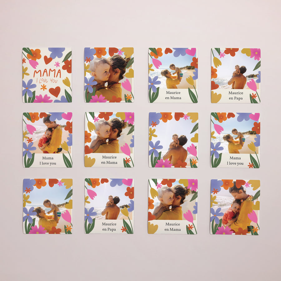 Magneet Objecten Set van 12, magnetisch Mama van Liefde II foto