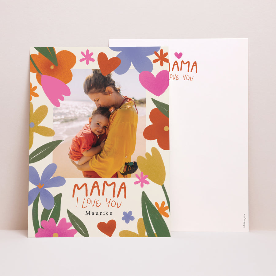 Kaart Objecten Portret Mama van Liefde II foto