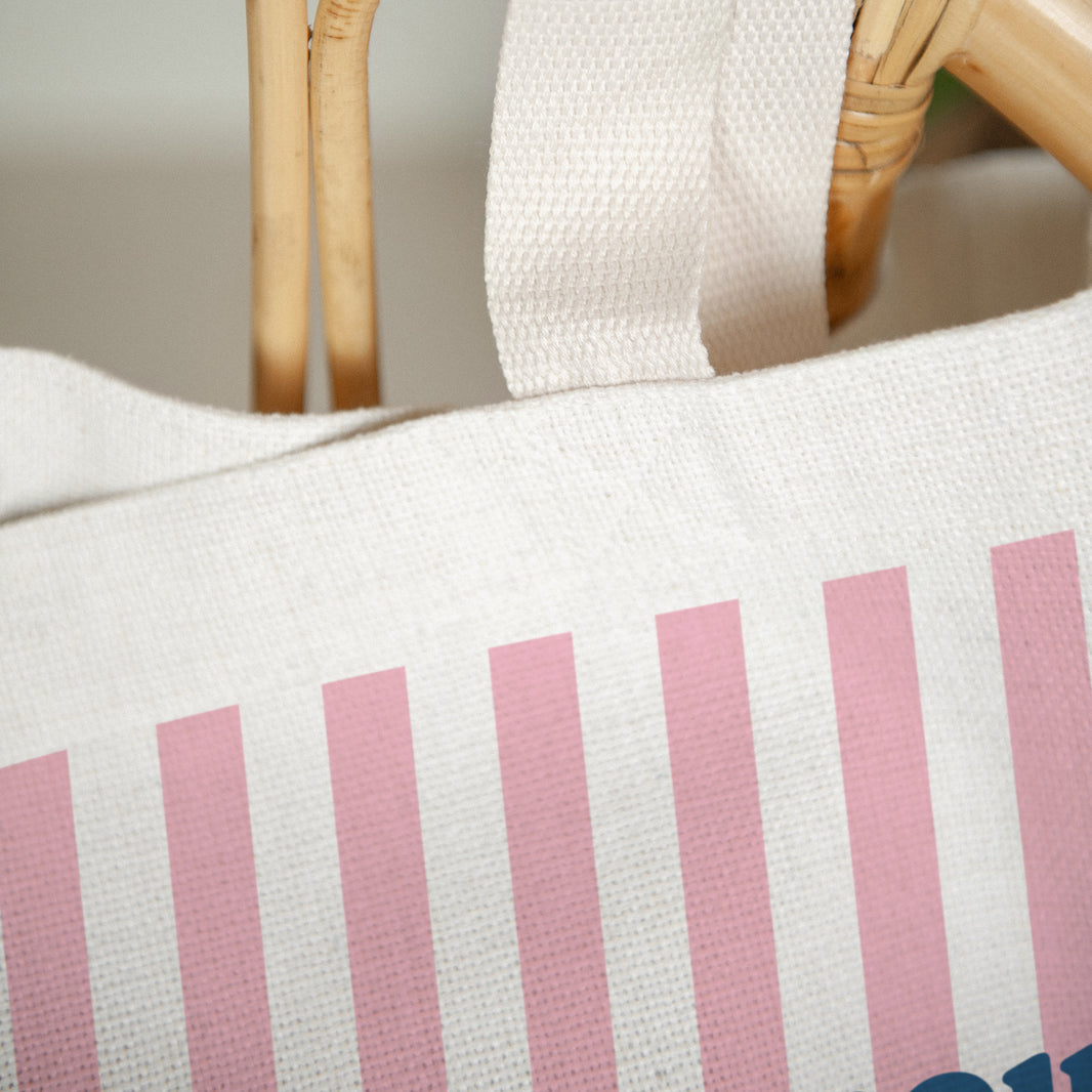 Tote Bag Objecten Handgreep van canvas foto N° 3