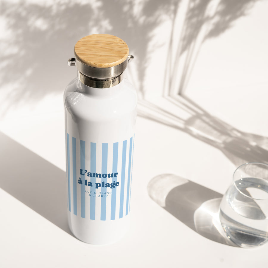 Drinkfles Objecten 75 cl Liefde op het blauwe strand foto