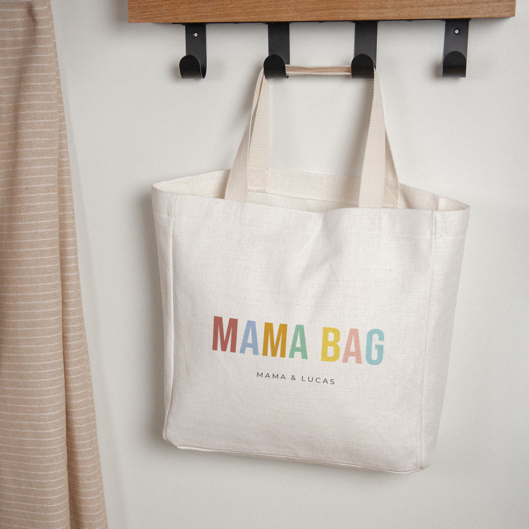 Tote Bag Objecten Handgreep van canvas foto N° 1