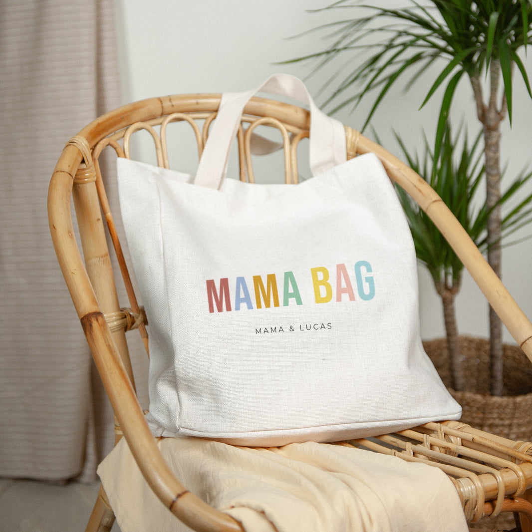 Tote Bag Objecten Handgreep van canvas foto N° 2