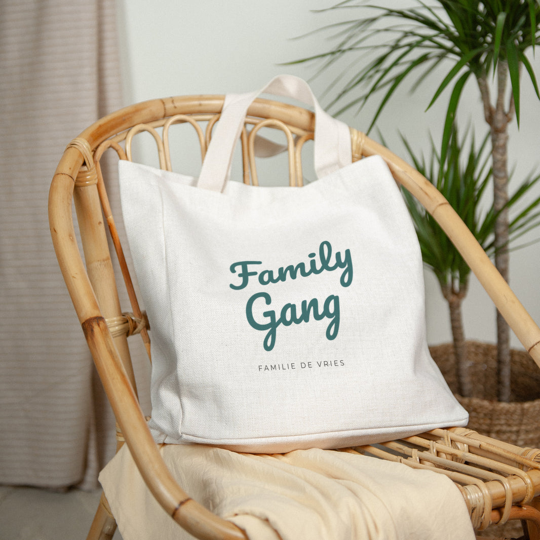 Tote Bag Objecten Handgreep van canvas foto N° 2