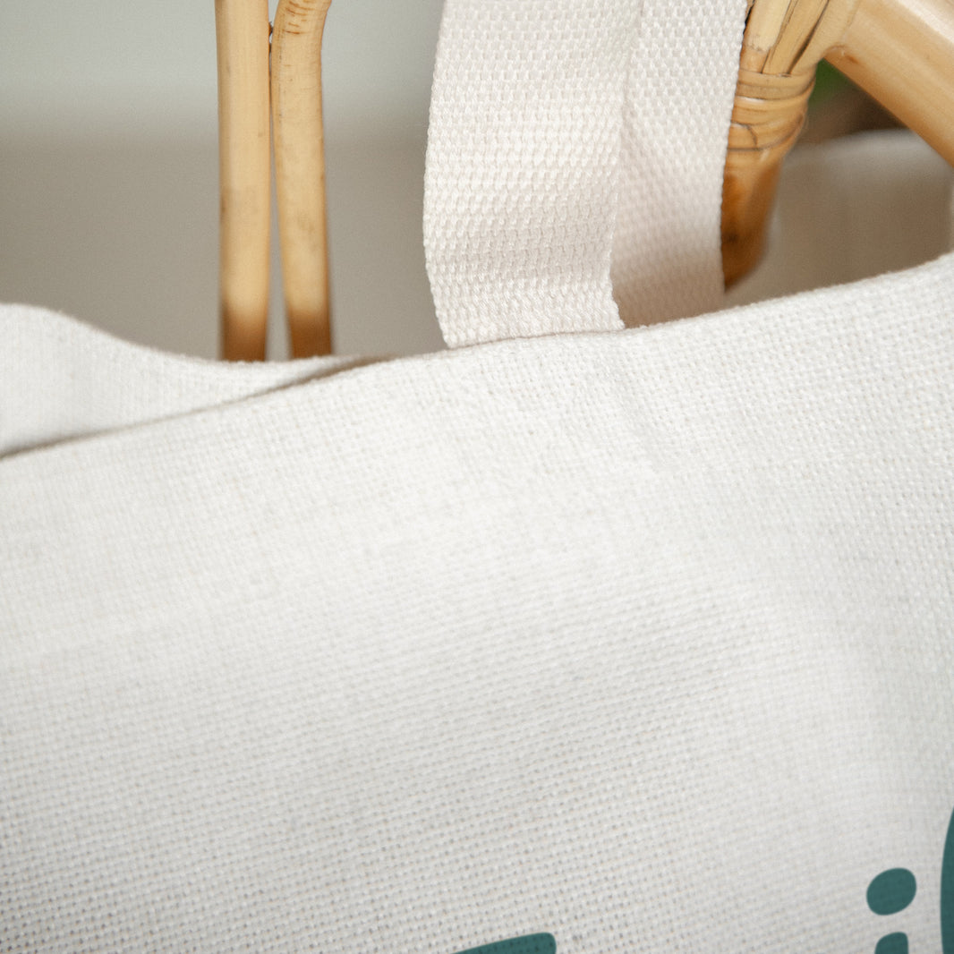 Tote Bag Objecten Handgreep van canvas foto N° 3