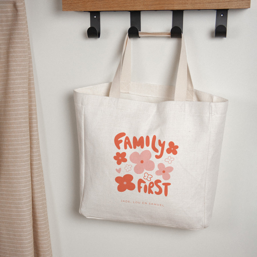 Tote Bag Objecten Handgreep van canvas foto
