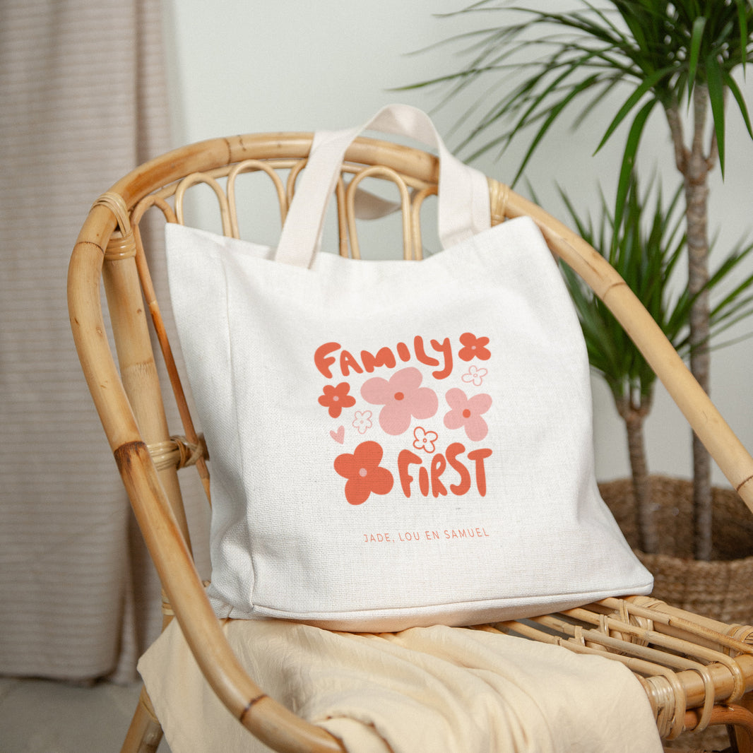 Tote Bag Objecten Handgreep van canvas foto N° 2